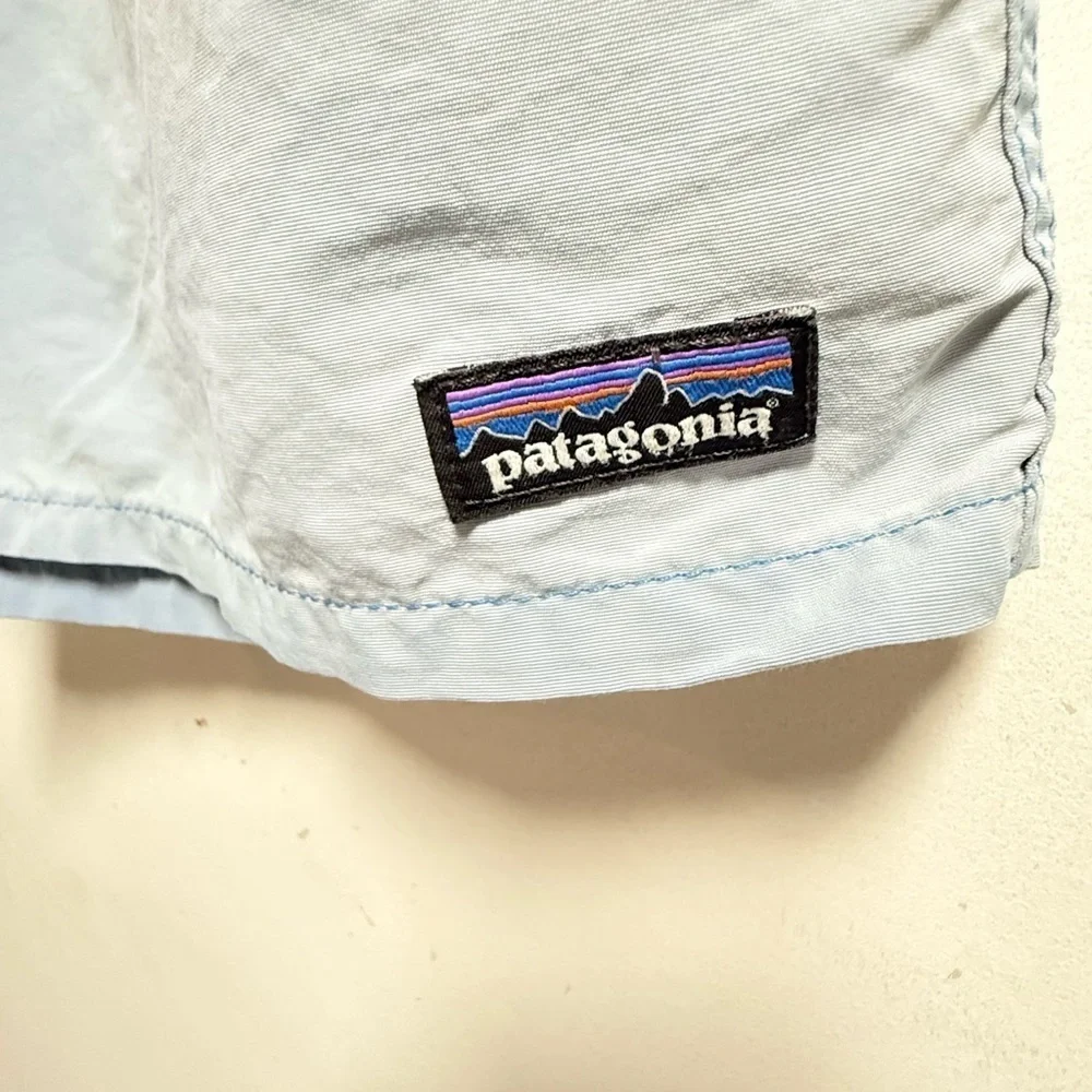 Patagonia kids Athletic Shorts in Light Blue Size M